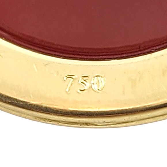 18 Karat Yellow Gold Saint Christopher Cameo Pendant #19340 - Picture 5 of 7